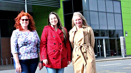 Cllrs Karen Holmes, Jessie Jagger and Mel Allcott